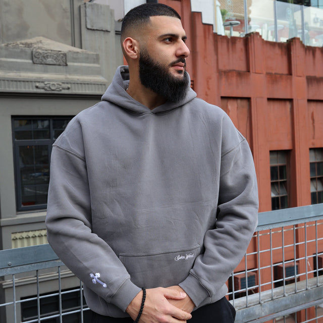 Grey Blessed (Hoodie)