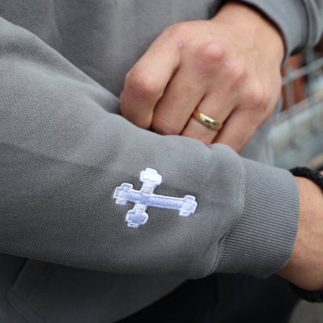Grey Blessed (Hoodie)